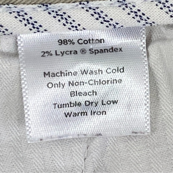 Talbots Heritage Boot Pants Cotton Beige Sz 10 Bootcut - Picture 6 of 12